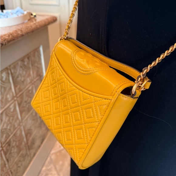 NWOT Tory Burch Fleming convertible small leather shoulder bag - Picture 5 of 6